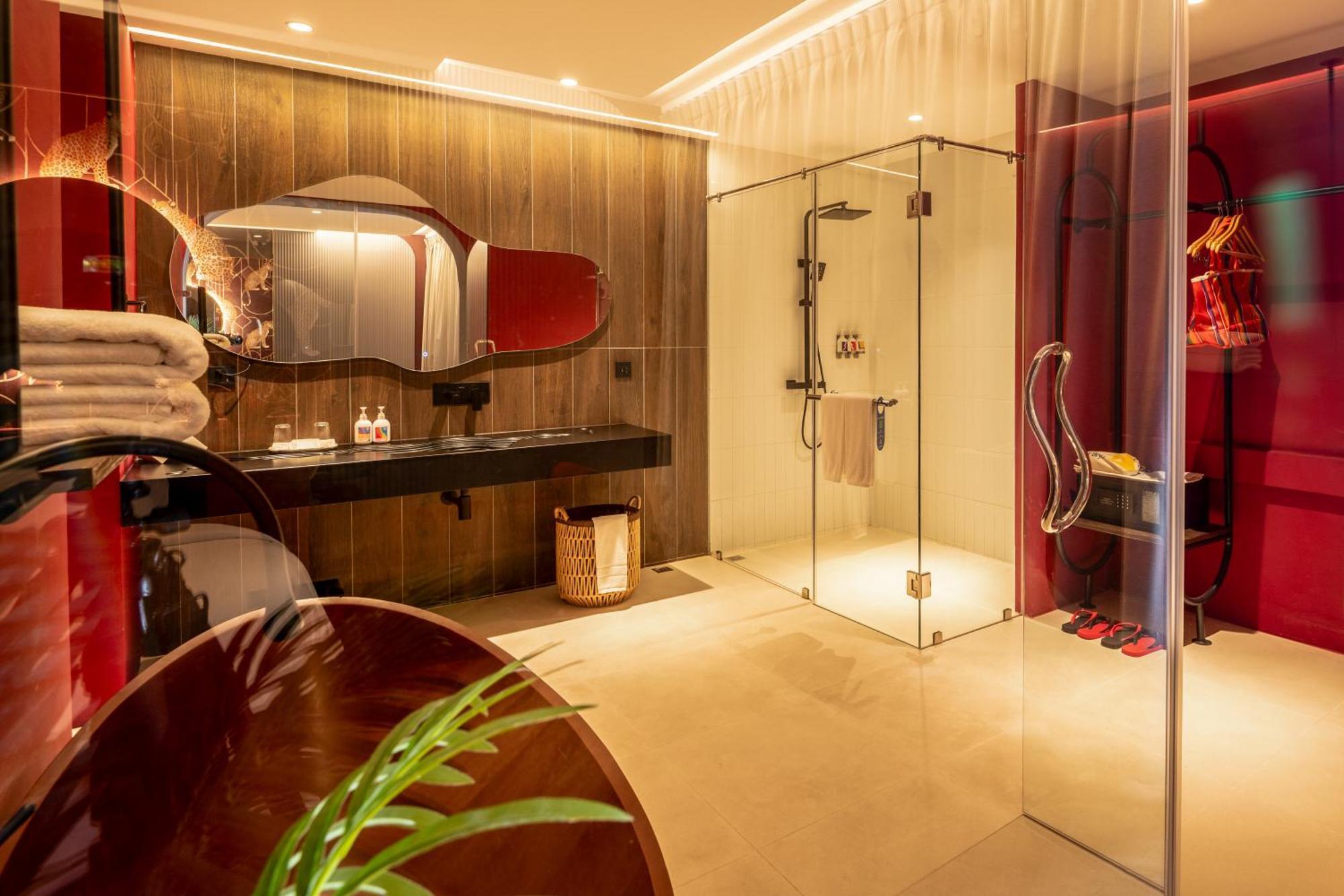 The Fig Lobby Bangkok Hotell Rum bild