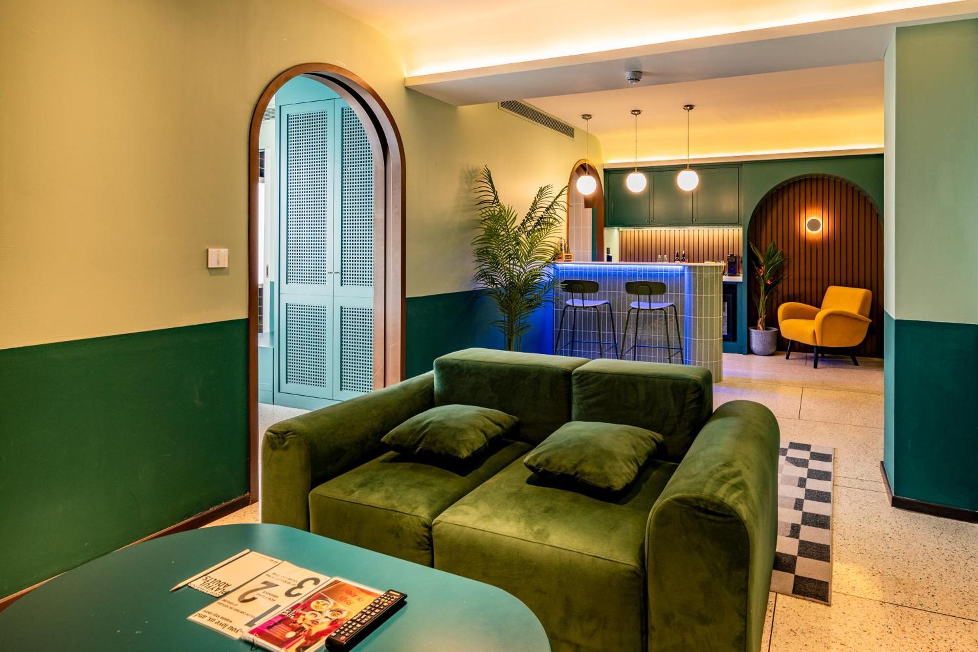 The Fig Lobby Bangkok Hotell Rum bild